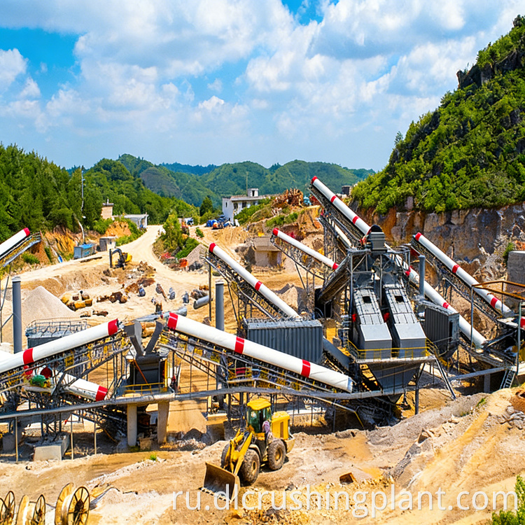 Дробильная установка производительностью 1000 тонн в час 1000 TPH Crushing Plant